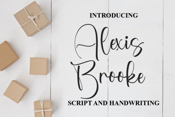 Alexis Brooke Font for Creative Publishing