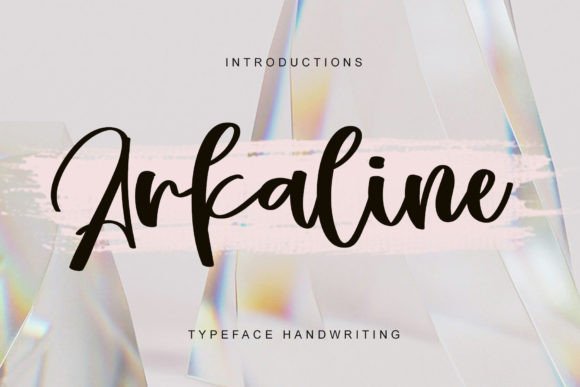 Arkaline Font: A Sweet Handwritten Typeface for Makers