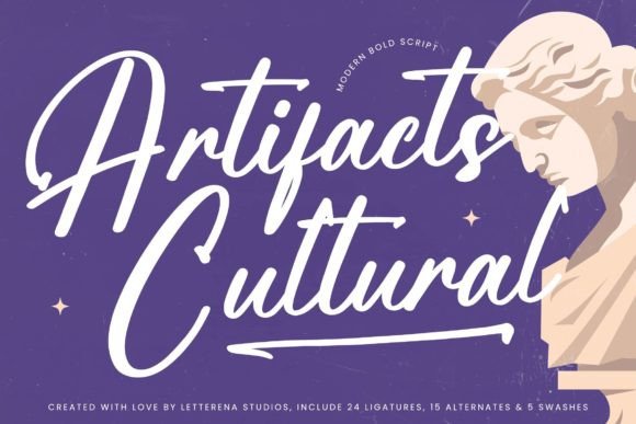 Artifacts Cultural Font for Elegant Campaign Design