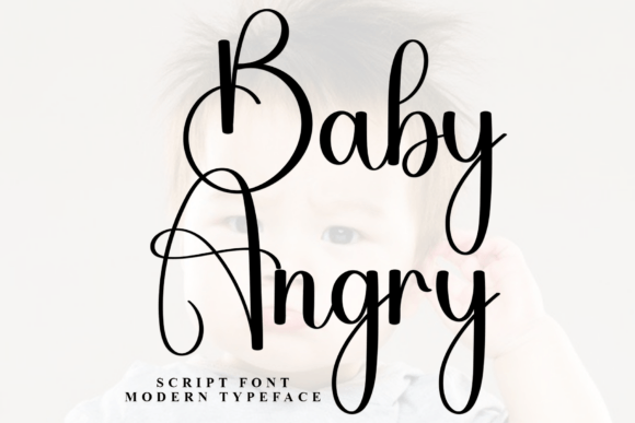 Baby Angry Font for Creative Design