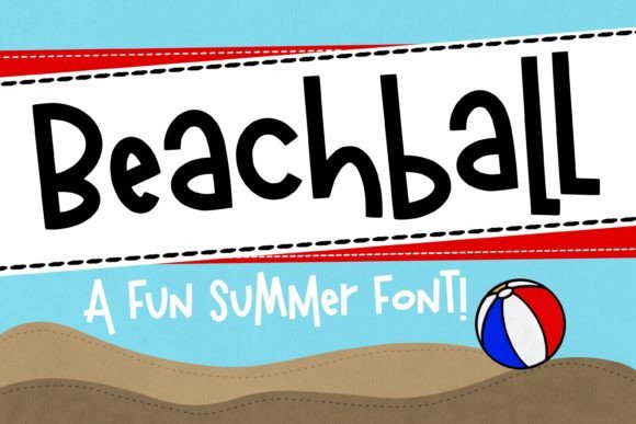 Beachball Font for Creative Brands