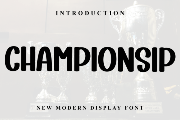 Championsip Typeface: Festive Script for Holiday Campaigns