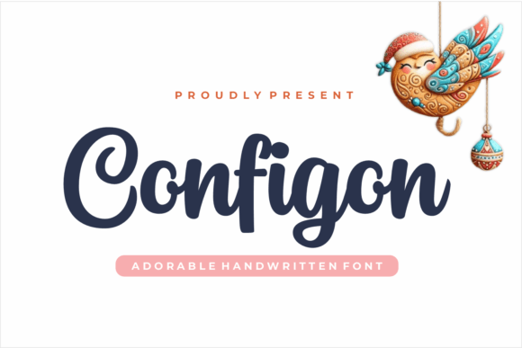 Configon Font: Handwritten Elegance for Editorial Design