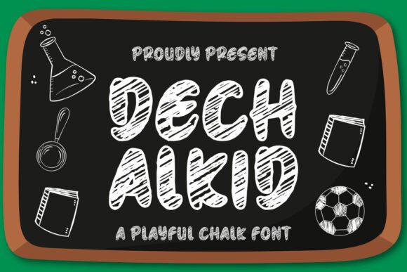 Dechalkid Font for Creative Makers