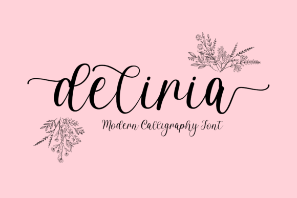 Deliria: A Modern Calligraphy Font for Makers