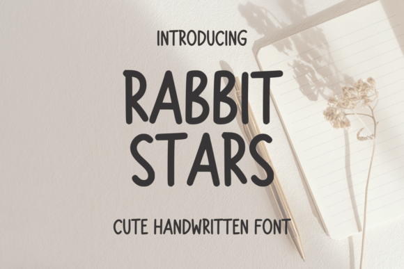 Designing with Rabbit Stars: A Quirky Script Handwritten Font