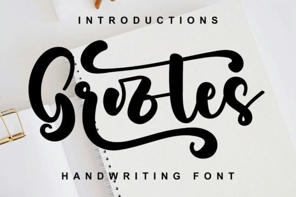 Elevate Your Brand with Grootes Script Handwritten Fonts