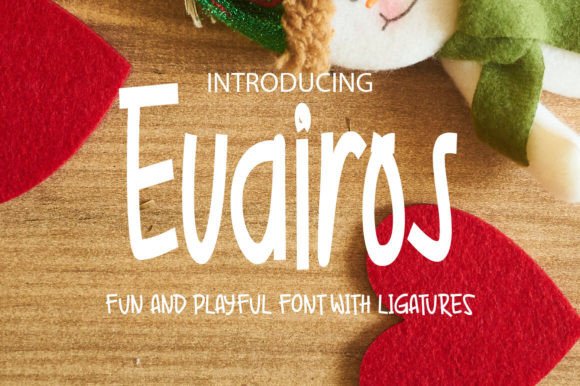 Evairos Font: Playful Script for Creative Makers