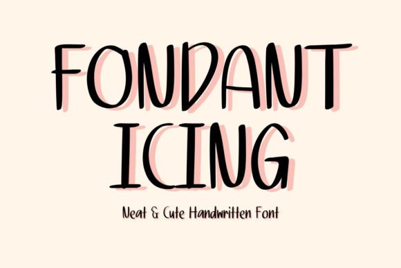 Fondant Icing Font for Creative Campaigns