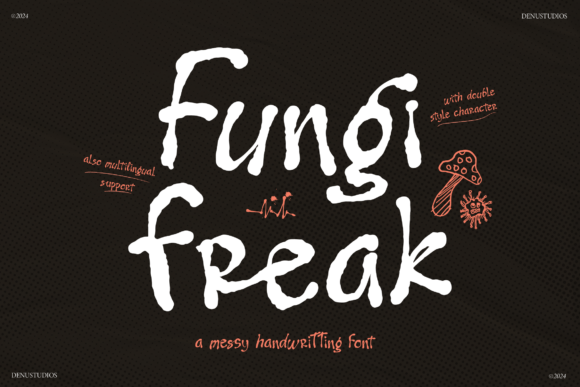 Fungi Freak Font: Playful Handwriting for Bold Branding