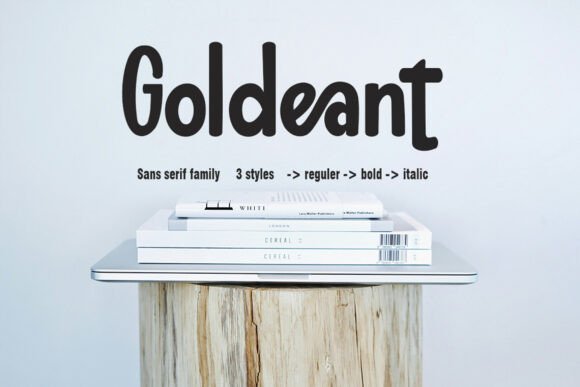 Goldeant: A Modern Font for Business Branding