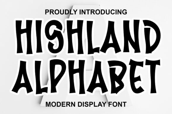 Highland Alphabet Font