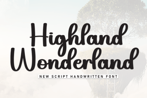 Highland Wonderland: A Charming Script Handwritten Font for Editors