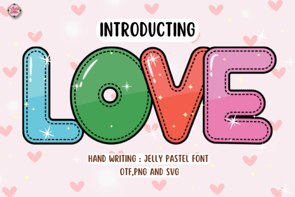 Jelly Pastel Font for Creative Brands