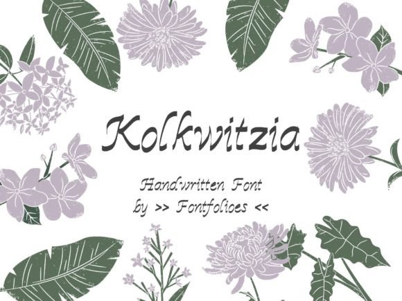 Kolkwitzia Font for Editorial Design
