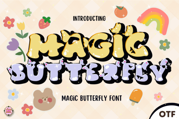 Magic Butterfly Font for Business Branding