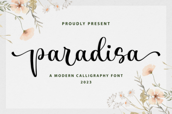 Paradisa Font for Elegant Branding