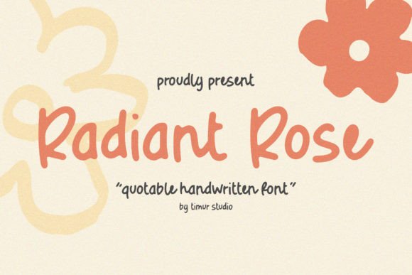Radiant Rose Font Review for Handmade Brands