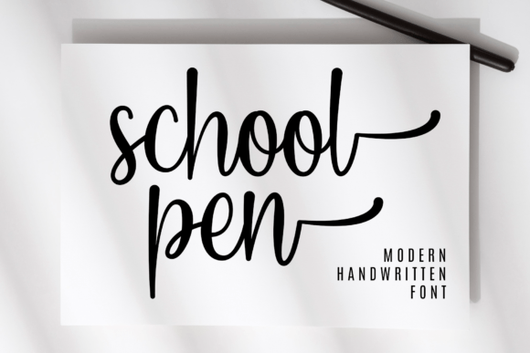 School Pen: The Friendly Script Font for Scroll-Stopping Content