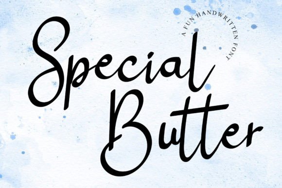 Special Butter: A Unique Script Handwritten Font for Web Design