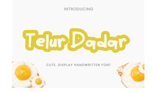 Telur Dadar: A Charming Script Font for Handmade Brands